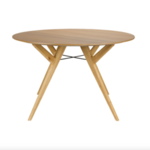Eettafel – Ø 120 – Eiken  Zuiver, Ijver, Bruin